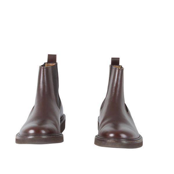 A.P.C. Dark Brown Chelsea Boots