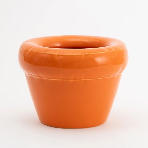 Planter 'PIERRE' Carrot Gloss