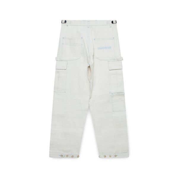 Cream and Stone Work Pants