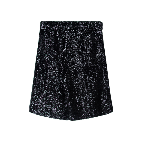 Comme des Garcons Black Sequin Shorts