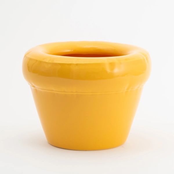 Planter 'PIERRE' Yolk Gloss