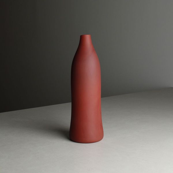 Bucky's Flowers x Large Vase in Terra Cotta