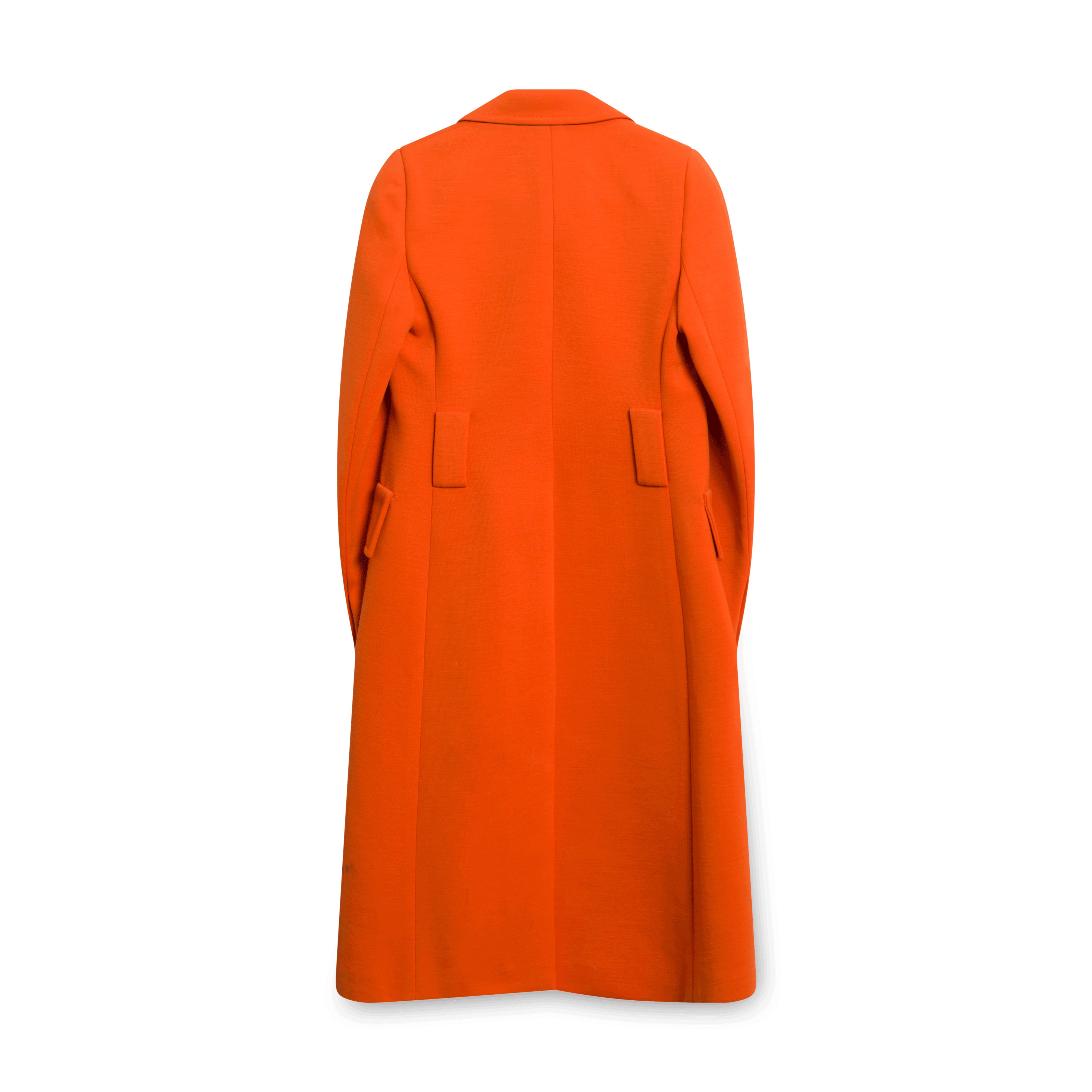 Coat orange outlet