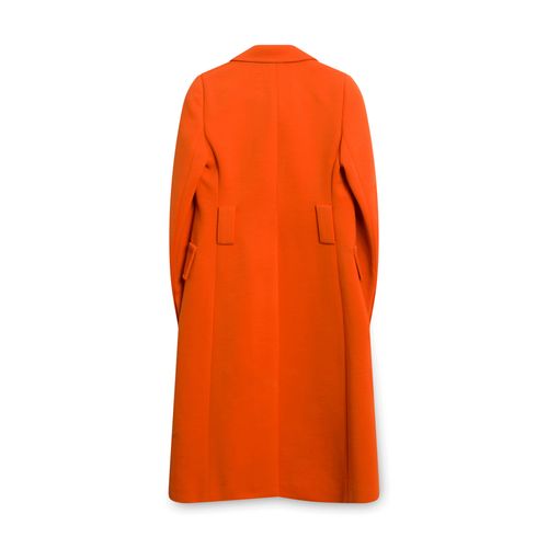 Prada Women's Orange Embellished Tailored Coat