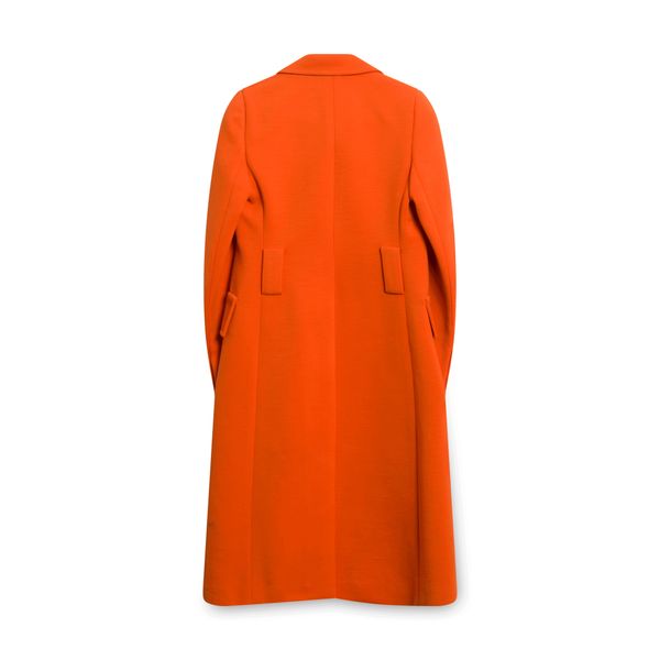 Prada Women's Orange Embellished Tailored Coat