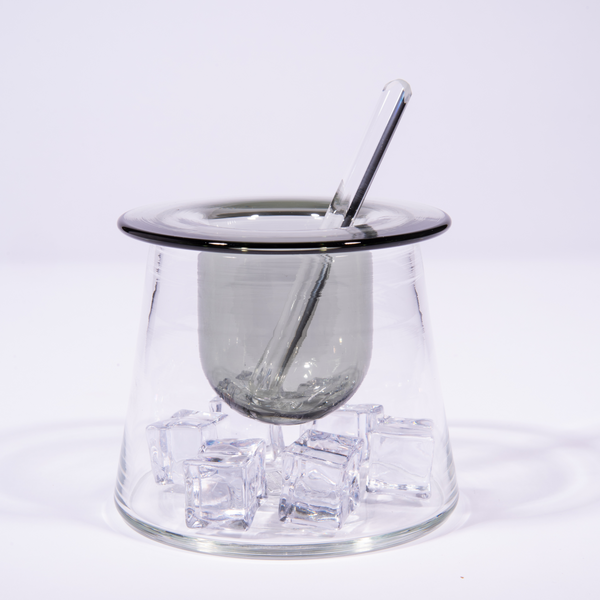 Caviar Dish - Dimple - Smoke