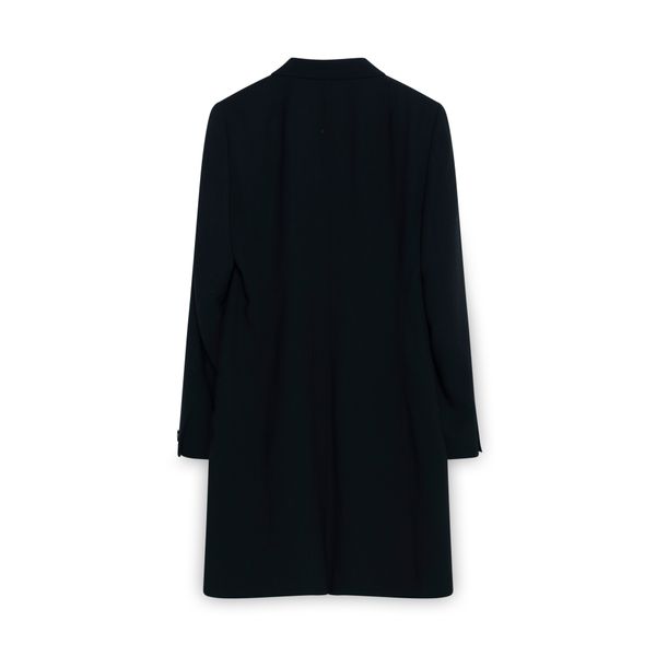 DKNY Black Blazer Trench Coat