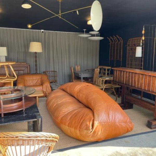 Sofa by Raphael Raffel for Honoré Paris, 1970s