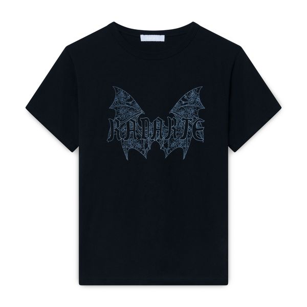 Rodarte x Jess Rotter Gothic-Print Jersey Tee