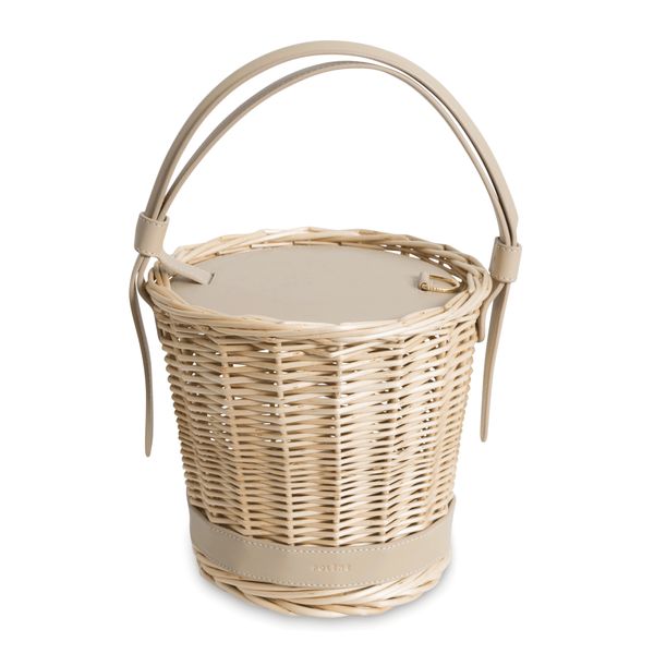 Polène L'osier Woven Basket Bag