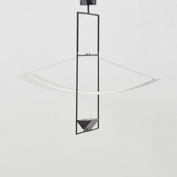 Mario Botta Zefiro Chandelier, Artemide, Italy 1980