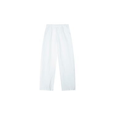 Toteme White Stretch Linen Lounge Pants