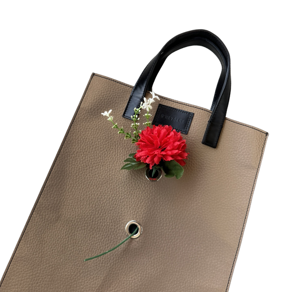 D'heygere Floral Canister Tote Bag