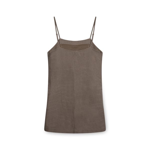 Staud Linen Sleeveless Dress