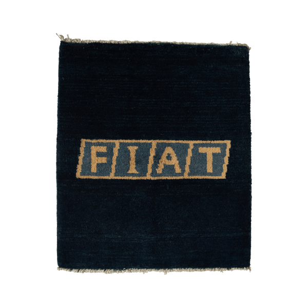 Fiat Vintage Car Rug