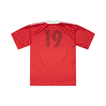 Vintage Red Adidas Soccer Jersey