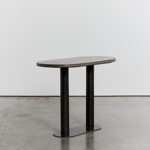 Granite and Steel Console by Gabetti and Isola