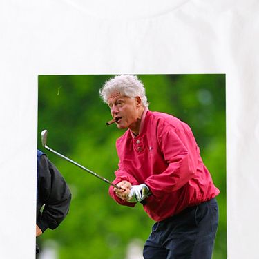 Bill Clinton Golf Tee