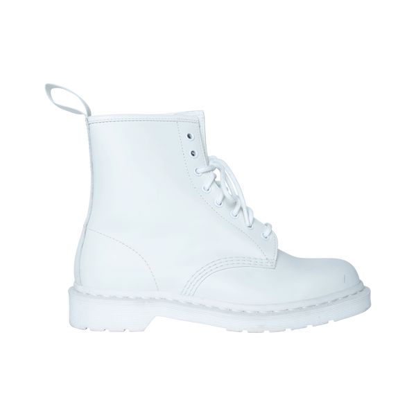 Dr Martens 1460 Mono Smooth Leather Lace Up Boots in White