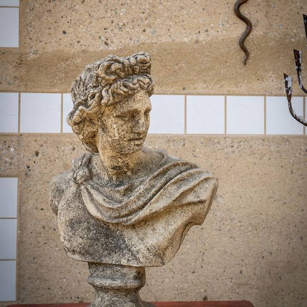 CONCRETE BUST SCULPTURE