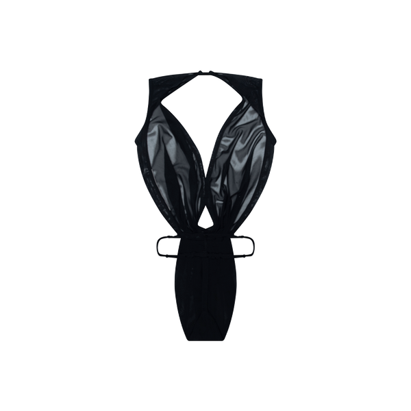 Rick Owens FW2021 Black Gia String Bodysuit