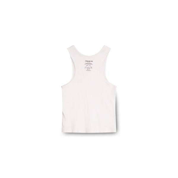 White Orseund Iris Ribbed Tank Top