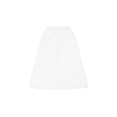 Vintage Christian Dior White Slip Skirt
