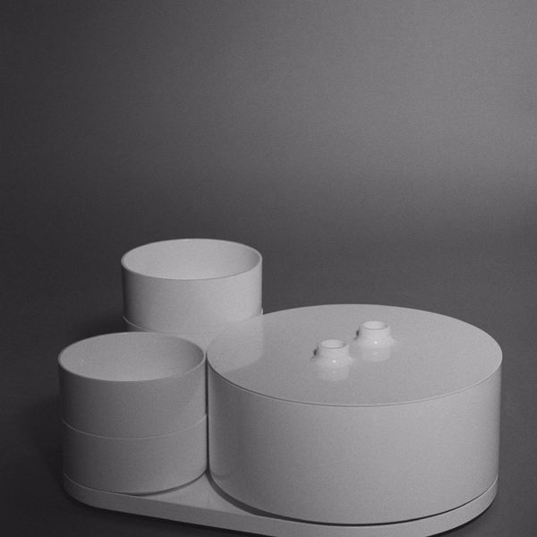 Massimo Vignelli Stackable Dinnerware for Heller USA