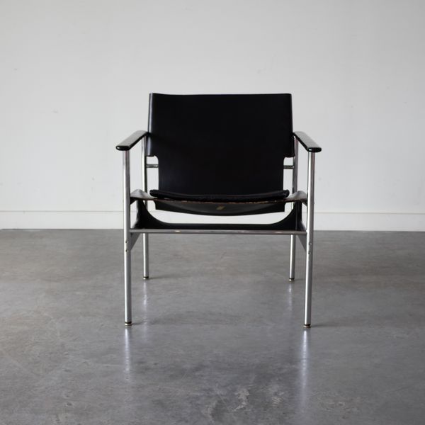 Model 657 Sling Chair by Charles Pollock for Knoll International