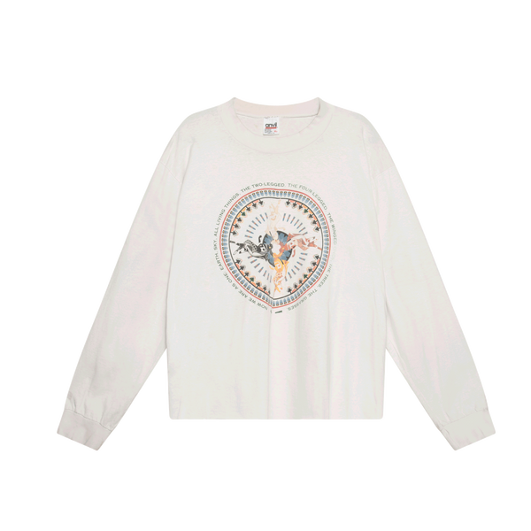 Vintage Anvil White Long Sleeve