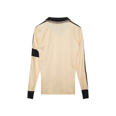 Wales Bonner x Adidas Yellow and Brown Long Sleeve Polo