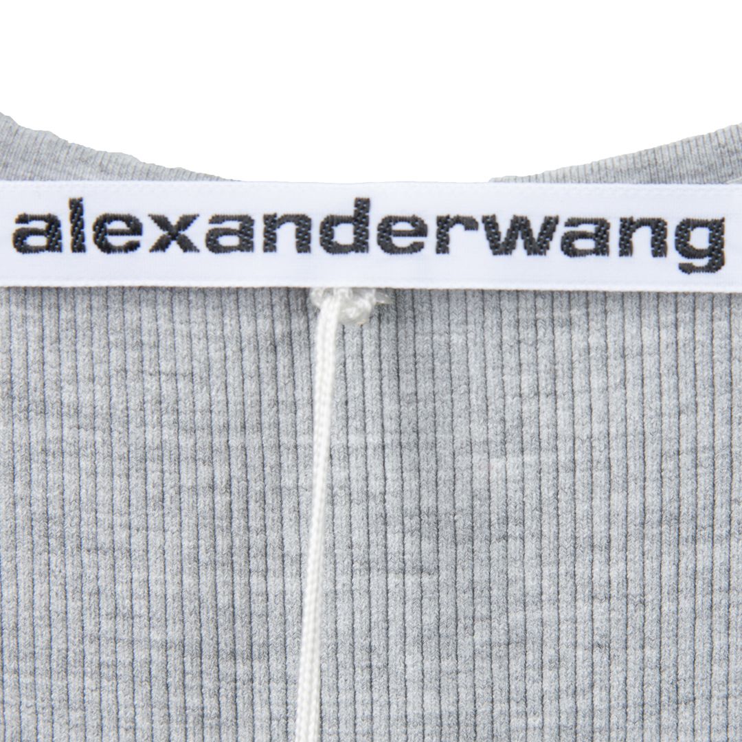 Alexander wang logo fashion elastic jumpsuit