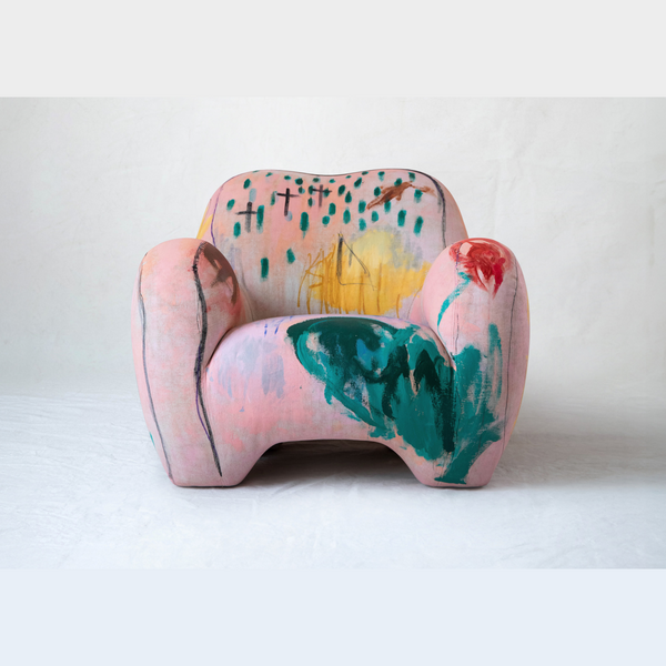 Gummy Armchair - Hand Painted 2, 2025