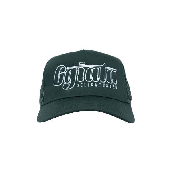 Ggiata Green Trucker Hat 