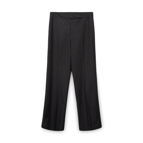 Pinstripe Wide Leg Trousers 