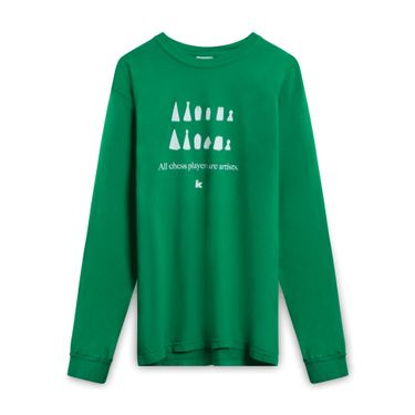 All Chess Players are Artists Long-Sleeve - Green