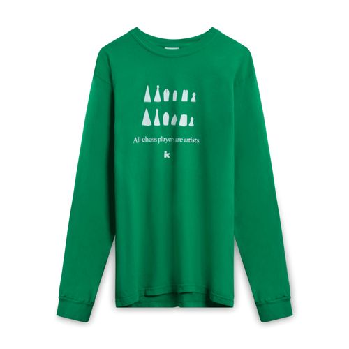 All Chess Players are Artists Green Long-Sleeve