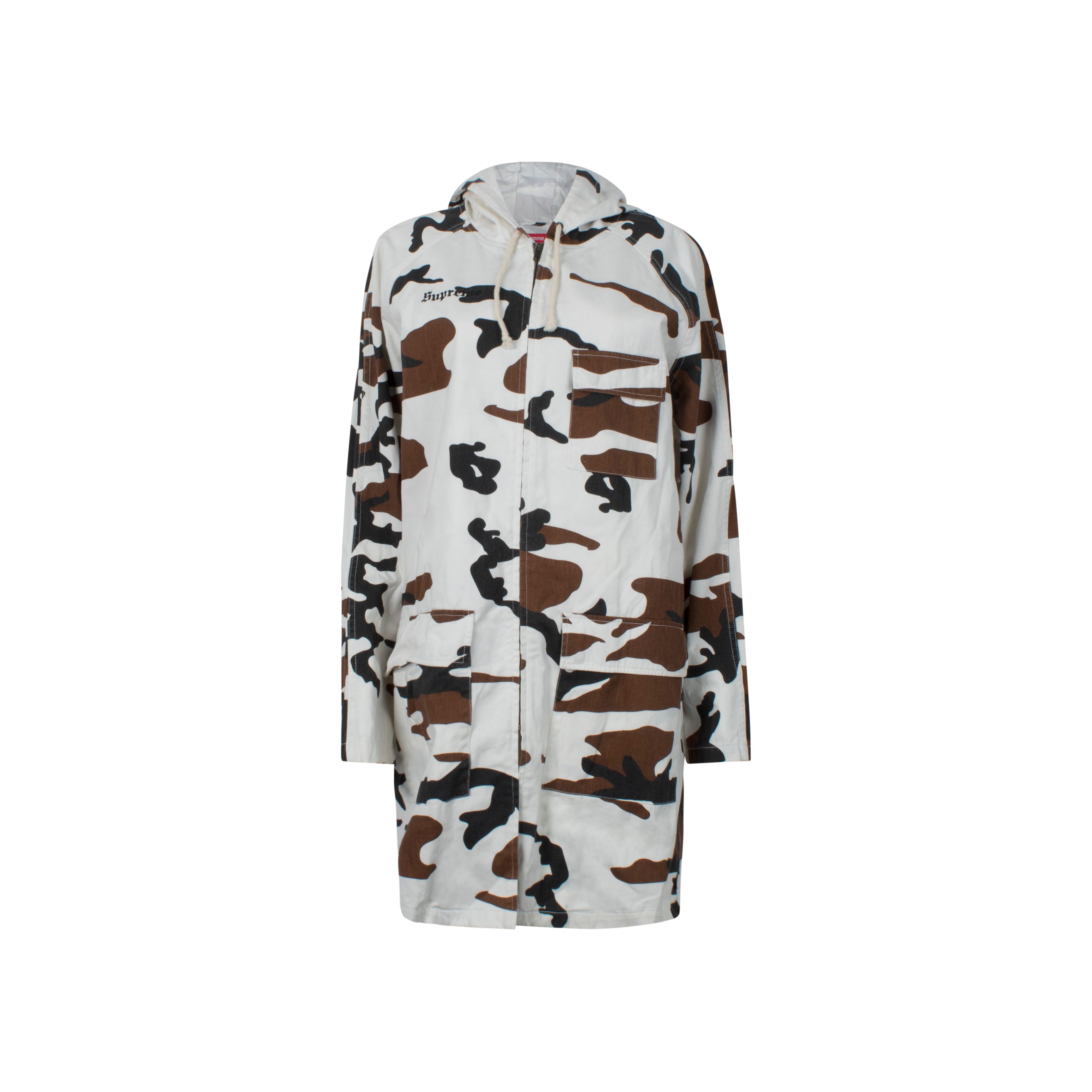 Supreme twill zip outlet parka