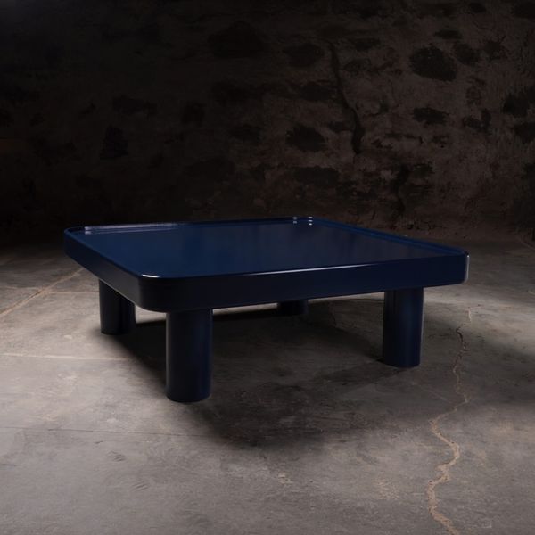 017 Navy Lacquer Coffee Table