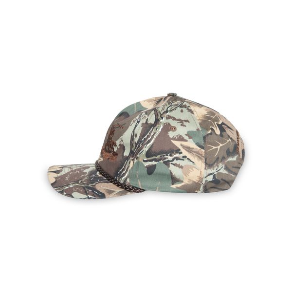 The Man Who Captured Sunshine Roping Cattle Camouflage Hat