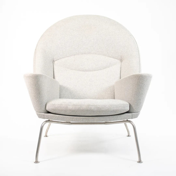 Grey Oculus Lounge Chair by Hans Wegner for Carl Hansen, 2018