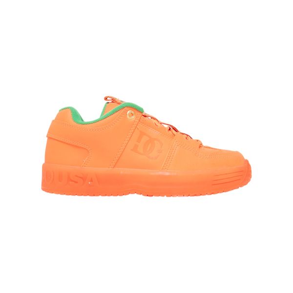 DC Orange and Green Sneakers