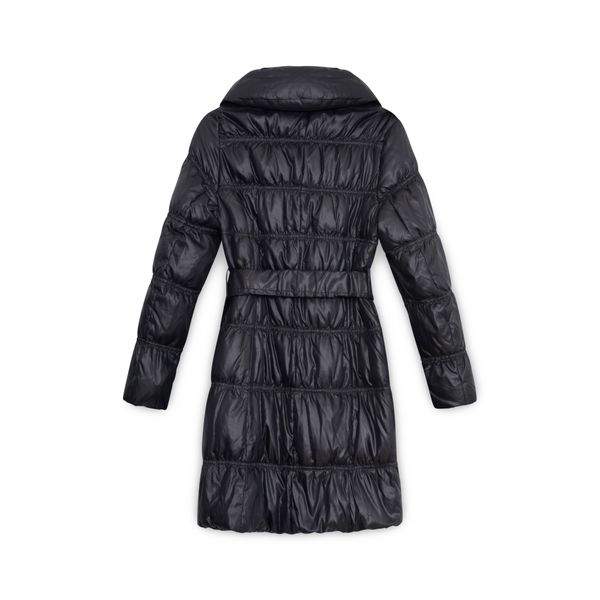 Courreges Black Belted Puffer Coat