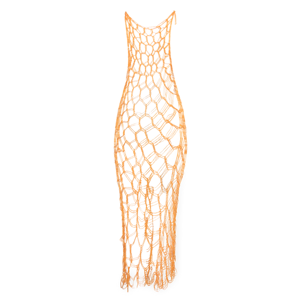 Net Dress - Orange