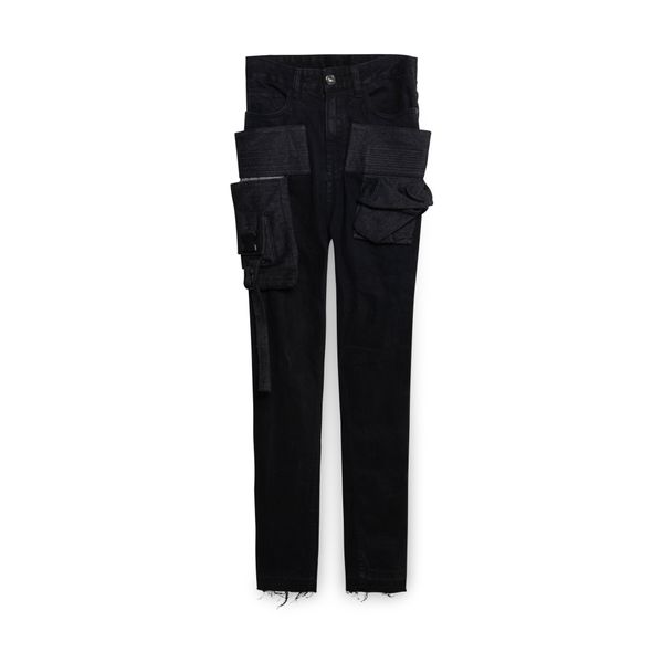 VAL Kristopher Multi Pocket Black Jeans