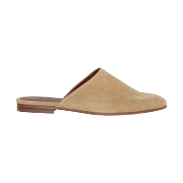 Loro Piana Beige Suede Mules