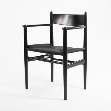 Black Dining Chair by Hans Wegner for Carl Hansen, 2020