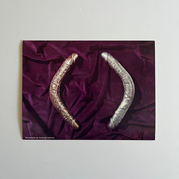 Lynda Benglis - Sculpture and Paintings at Texas Gallery, 1975 Invitation