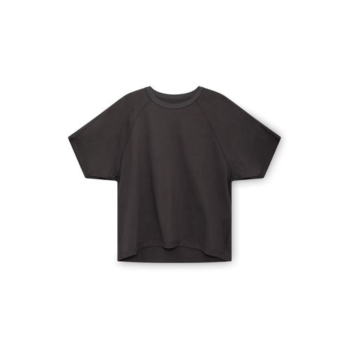 Dark Grey Overfit Reglan Short Sleeve T shirt