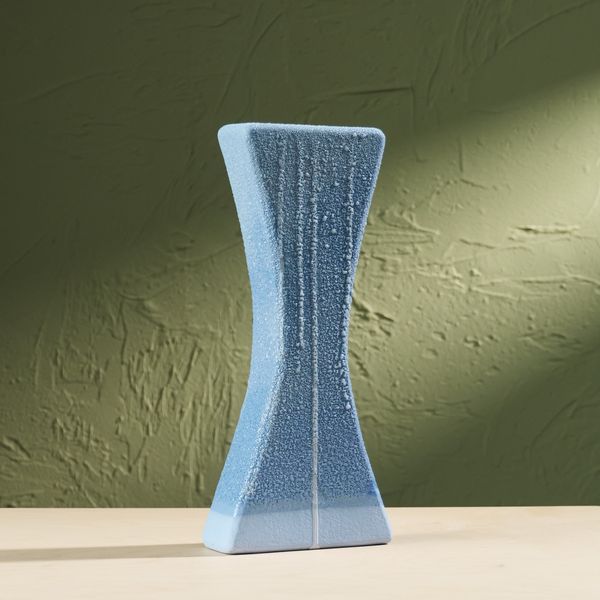 'Condensation' Series C4, Glazed Ceramic Sculpture in Blue by Eunsol Kim, The Netherlands, 2025"